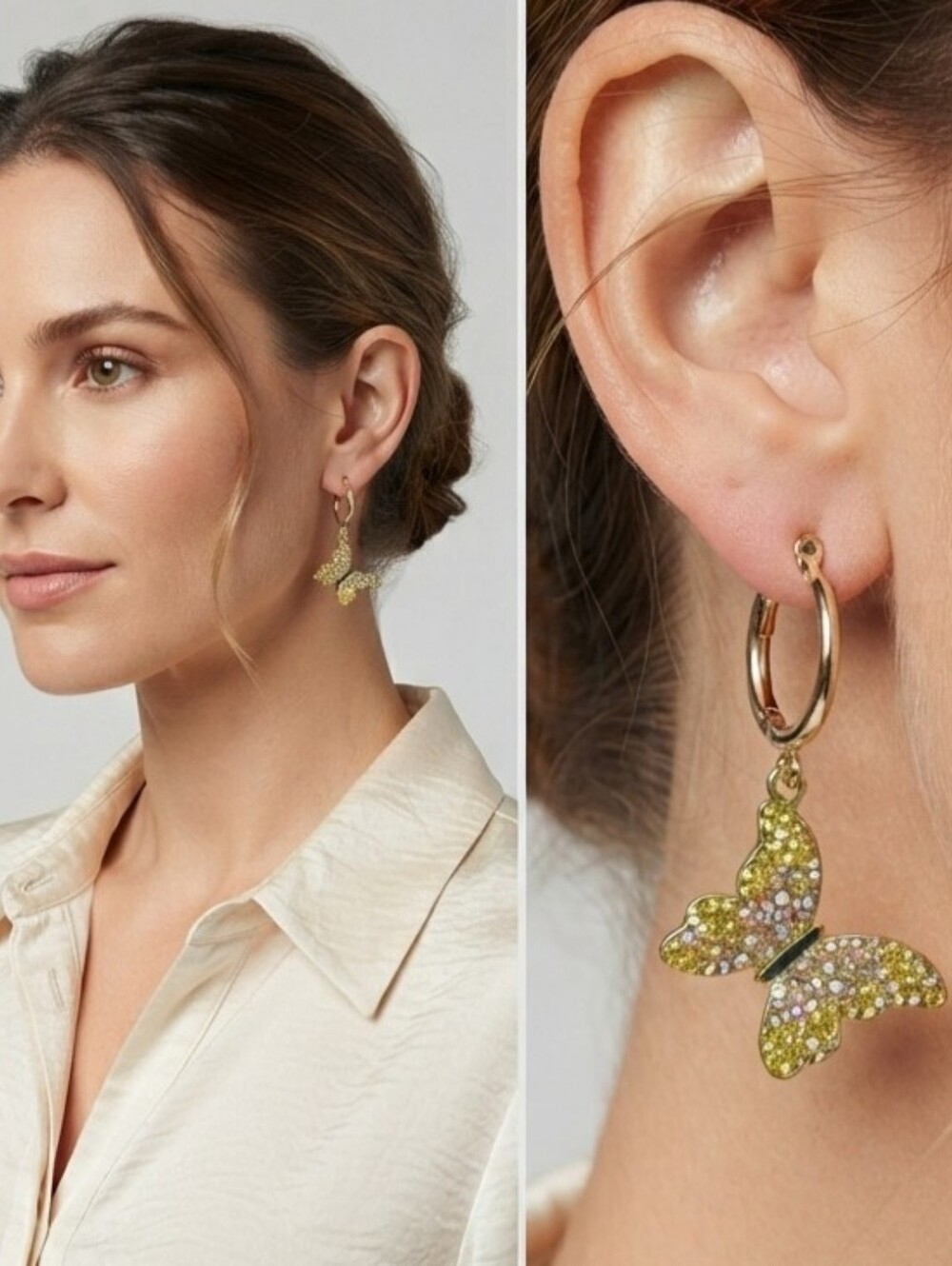 Betsey Johnson Butterfly Earrings